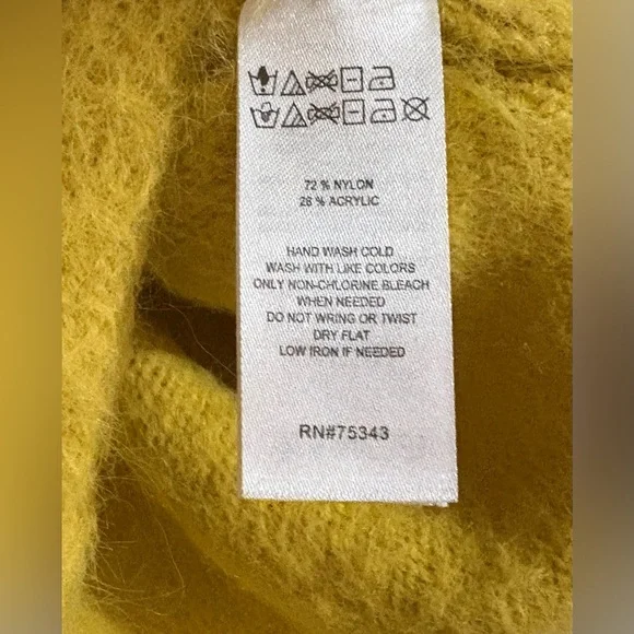 Jessica Simpson Mustard Crew Neck Sweater - Picture 4 of 6